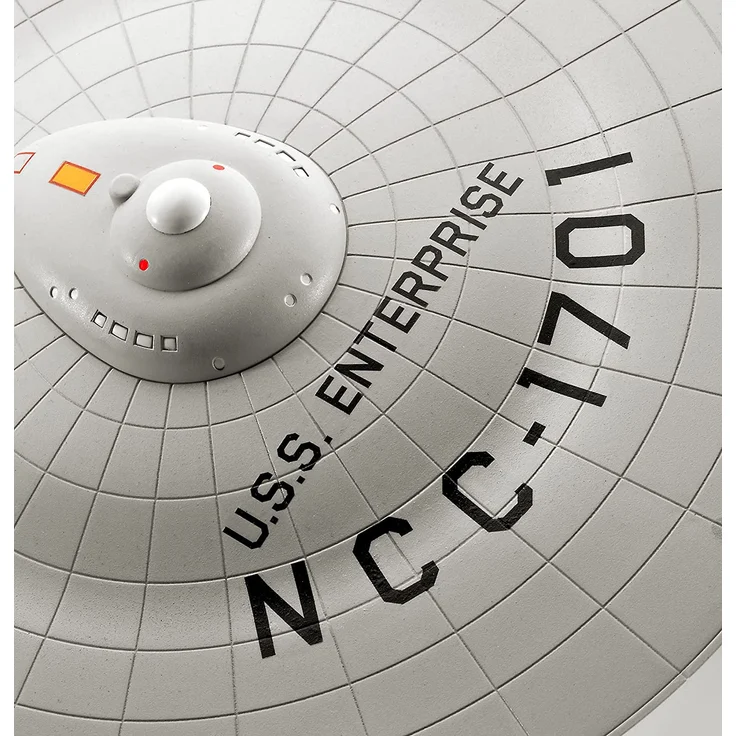 Revell 04991 USS Enterprise NCC-1701 Star Trek: The Original Series James T. Kirk originalgetreuer Modellbausatz für Einsteiger, 1:600/48,1 cm, 1/600 - Preisvergleich – Bild 7