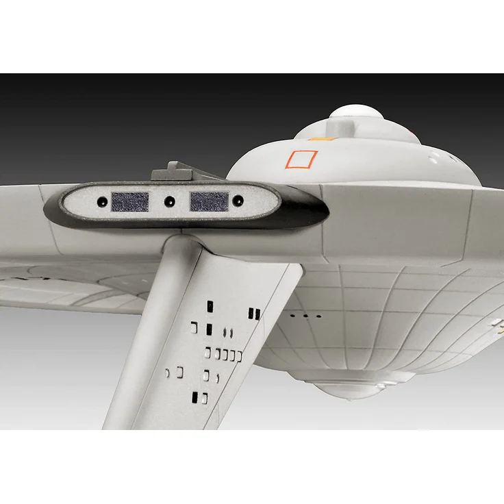Revell 04991 USS Enterprise NCC-1701 Star Trek: The Original Series James T. Kirk originalgetreuer Modellbausatz für Einsteiger, 1:600/48,1 cm, 1/600 - Preisvergleich – Bild 4