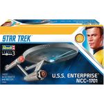 Revell 04991 USS Enterprise NCC-1701 Star Trek: The Original Series James T. Kirk originalgetreuer Modellbausatz für Einsteiger, 1:600/48,1 cm, 1/600 - Preisvergleich