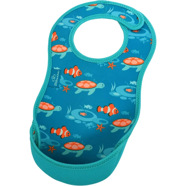Bibetta Lätzchen Tropischer Fisch Blau Blau
