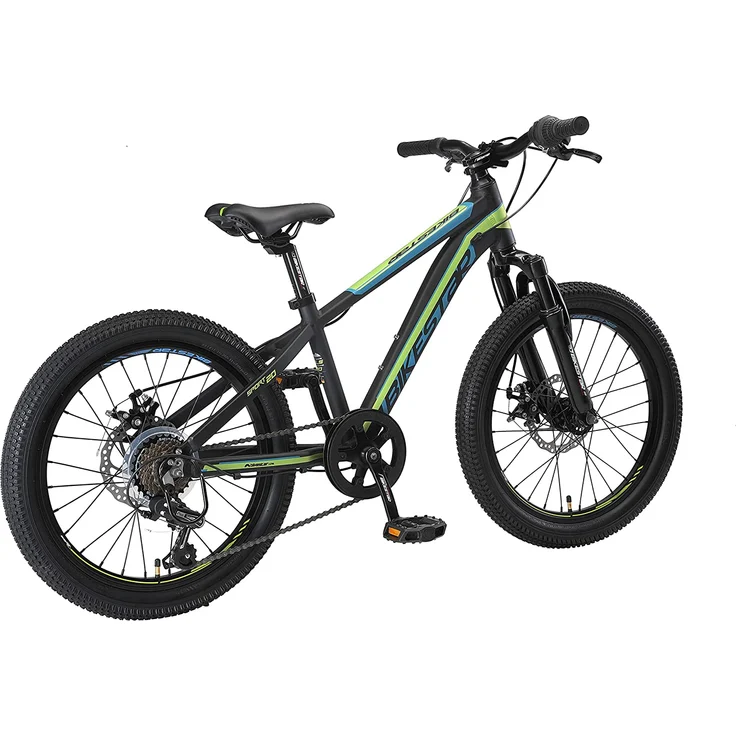 Bikestar Mountainbike Hardtail Sport 20 Zoll Schwarz Grün – Bild 3