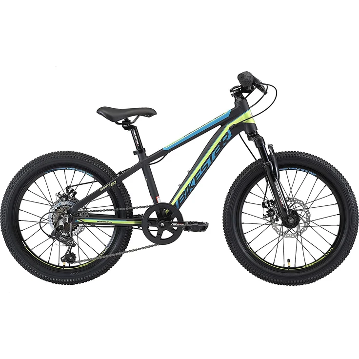 Bikestar Mountainbike Hardtail Sport 20 Zoll Schwarz Grün – Bild 2