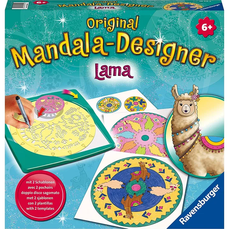 Ravensburger 28519 - Midi Mandala-Designer Lama
