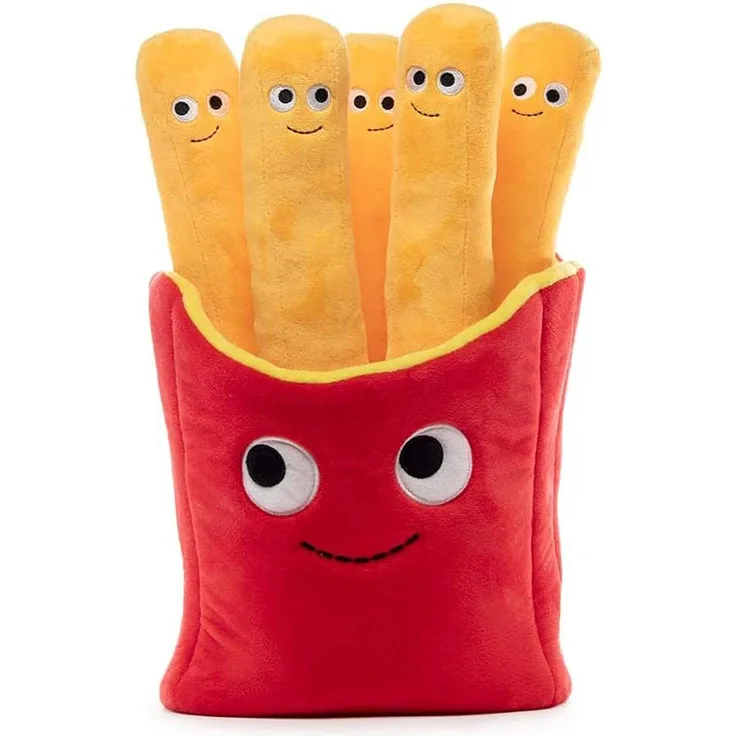 Kidrobot stofftier Yummy World Fernando the Fries 40 cm Plüsch rot