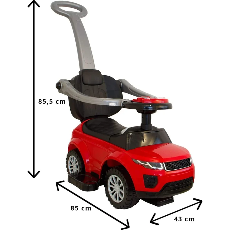 GOOD YEAR BS016 'Babyrutscher mit Schiebestange', ab 12 Monaten, bis 27 kg belastbar, rot – Bild 9