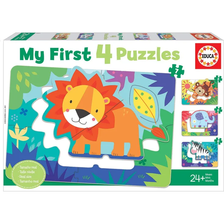 EDUCA 18897 Dschungeltiere Meine ersten Puzzles