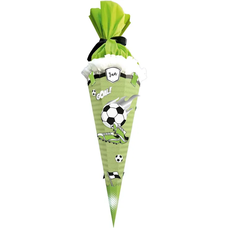 Schultüte - Bastelset Easy Line "Fußball" - Zuckertüte zum selber machen - Einschulung DIY