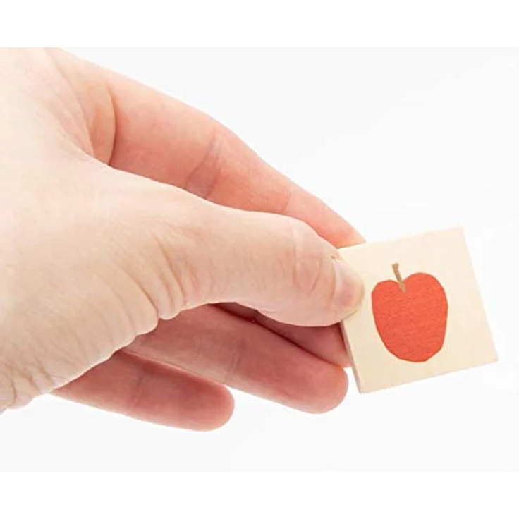 small foot 11342 Raupe Nimmersatt Bildersortierbox, aus Holz, Koordinationsspiel in Transportbox für unterwegs – Bild 7