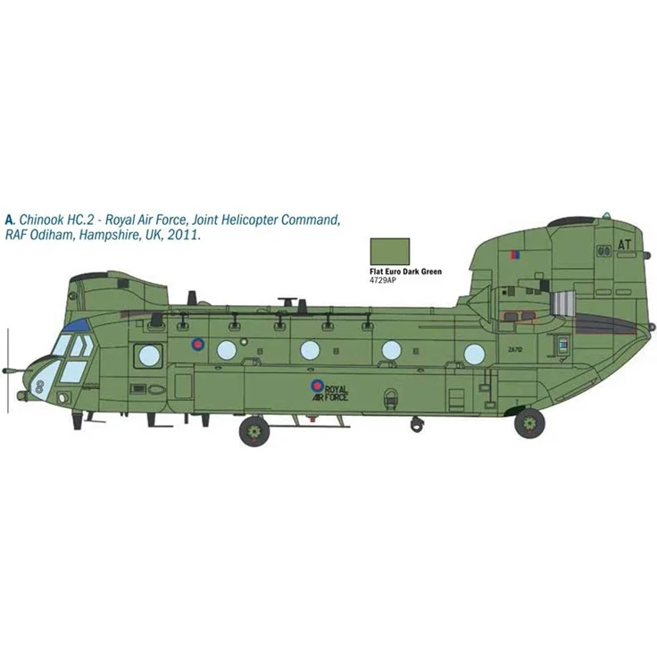 Italeri Chinook HC. 2 / CH-47F 1:48 – Bild 4