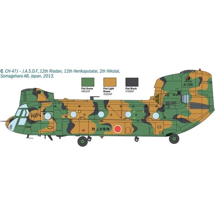 Italeri Chinook HC. 2 / CH-47F 1:48 – Bild 6