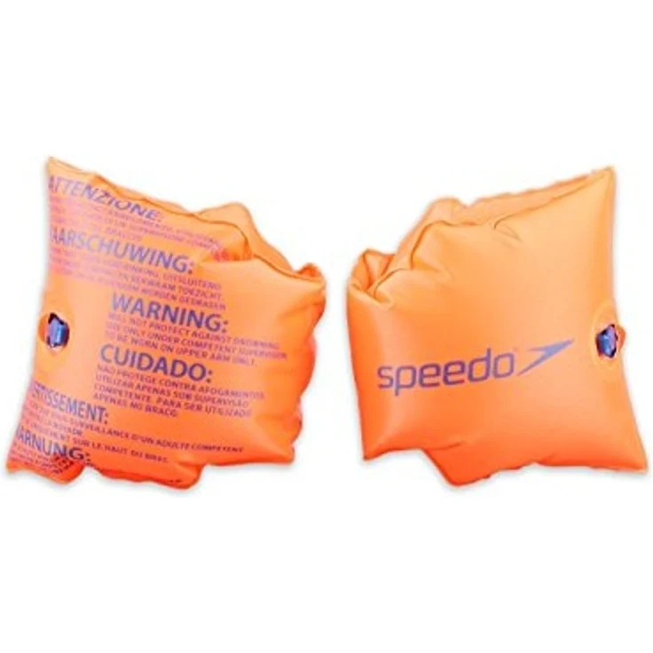 Speedo Schwimmflügel Kinder, Orange, Größe 12+ Monate – Bild 2