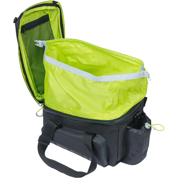 Basil Gepäckträgertasche "Miles XL Pro MIK", black lime - Preisvergleich – Bild 6