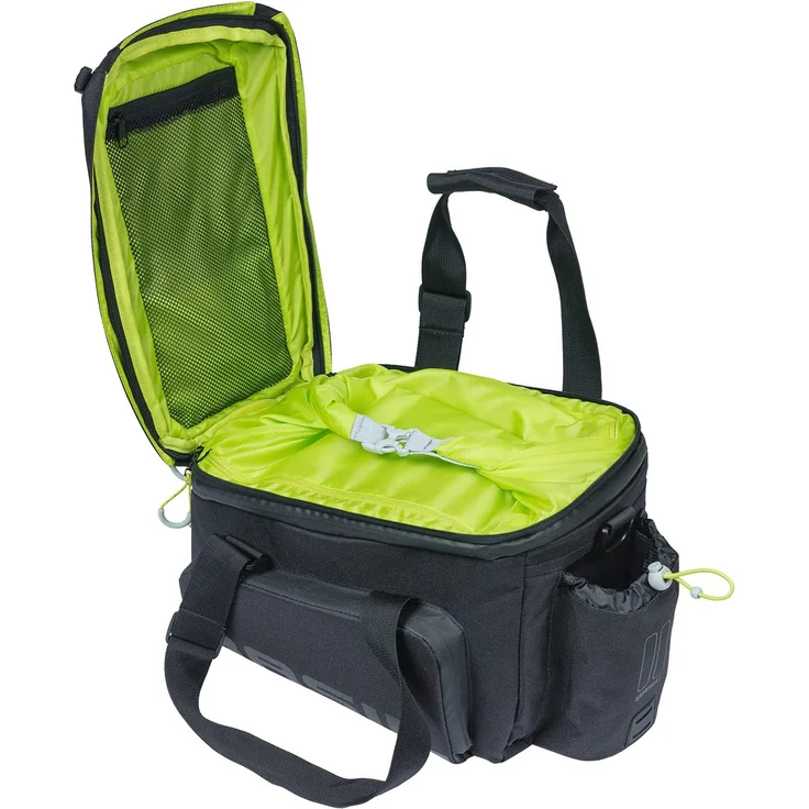 Basil Gepäckträgertasche "Miles XL Pro MIK", black lime - Preisvergleich – Bild 5