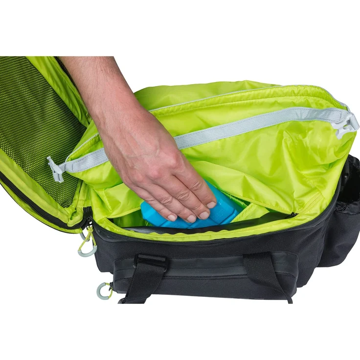 Basil Gepäckträgertasche "Miles XL Pro MIK", black lime - Preisvergleich – Bild 8