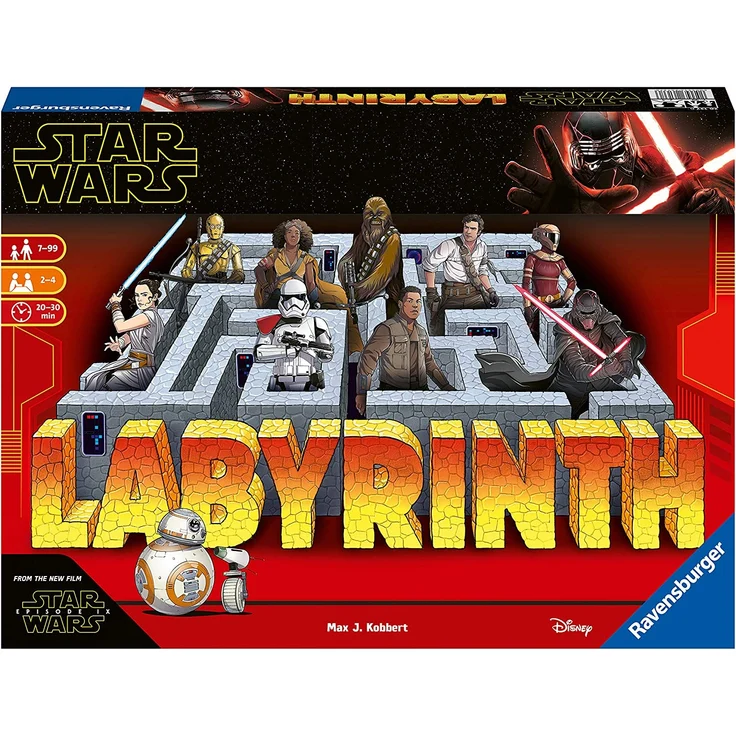 Ravensburger Spiele 26137 - Das verrückte Labyrinth mit den Figuren aus STAR WARS IX - ein Spieleklassiker für die ganze Familie! – Bild 3