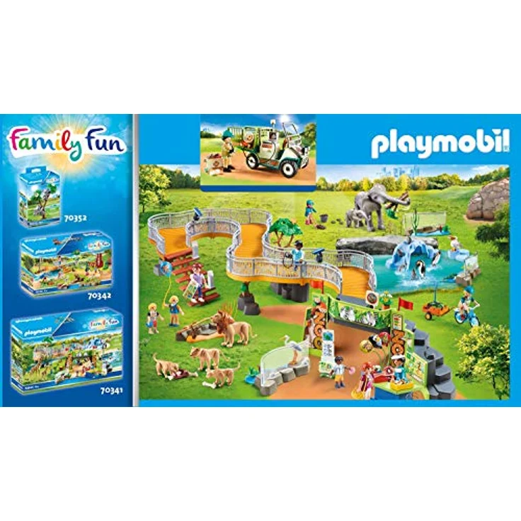 Playmobil Family Fun 70346 'Zoo-Tierarzt mit Fahrzeug', 65 Teile, ab 4 Jahren – Bild 4