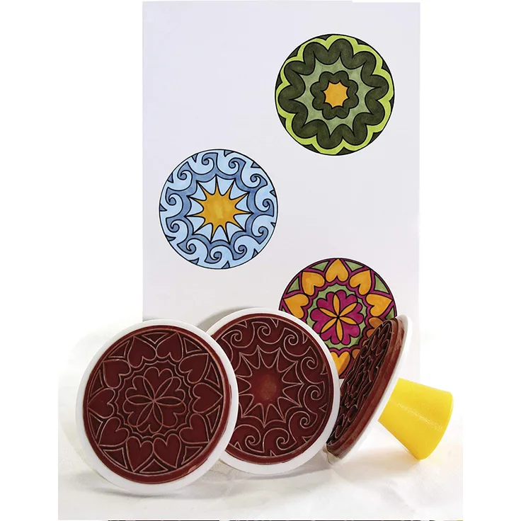 Eduplay Mandalastempel Motive / Phantasie 6er Set