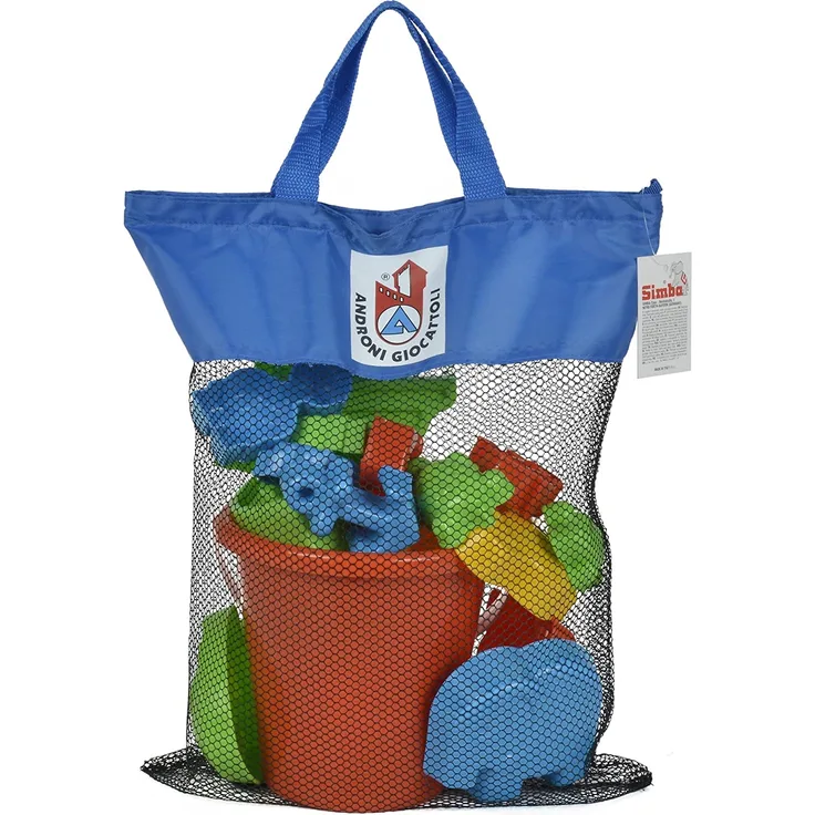 Simba 107114090 - Sandspielset in Netztasche 22 Teile, 2-sort