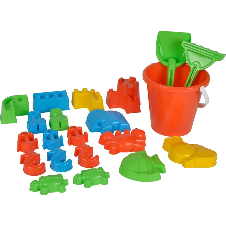 Simba 107114090 - Sandspielset in Netztasche 22 Teile, 2-sort – Bild 3