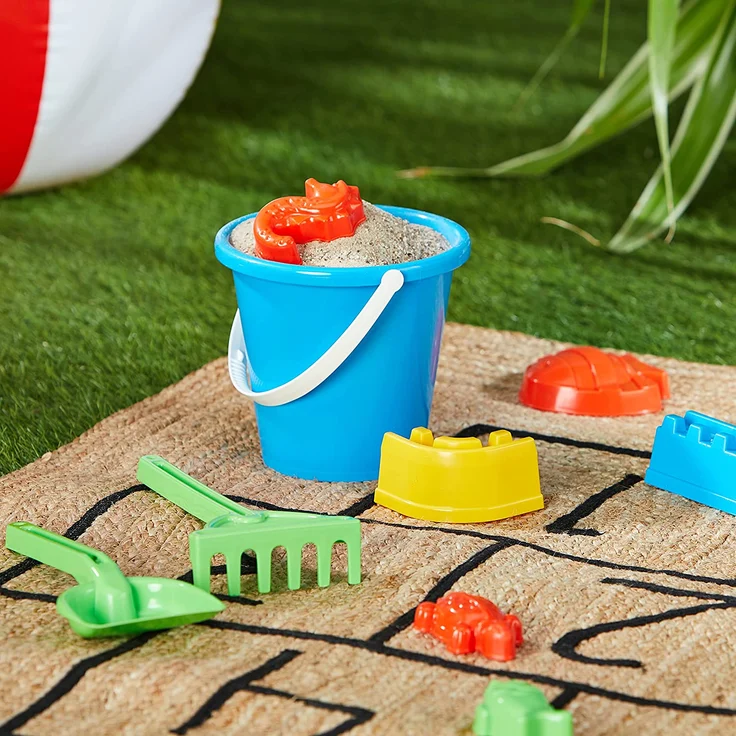 Simba 107114090 - Sandspielset in Netztasche 22 Teile, 2-sort – Bild 7