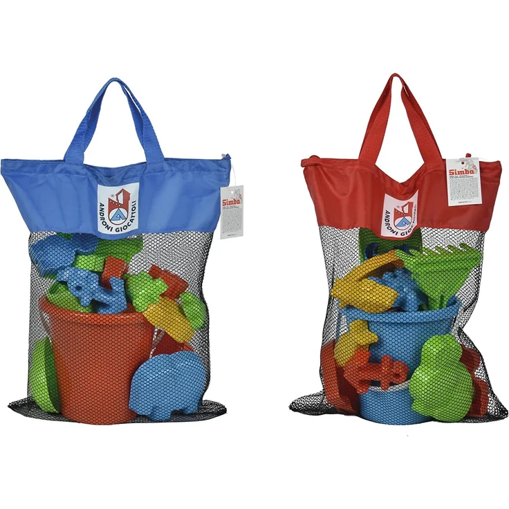 Simba 107114090 - Sandspielset in Netztasche 22 Teile, 2-sort – Bild 4