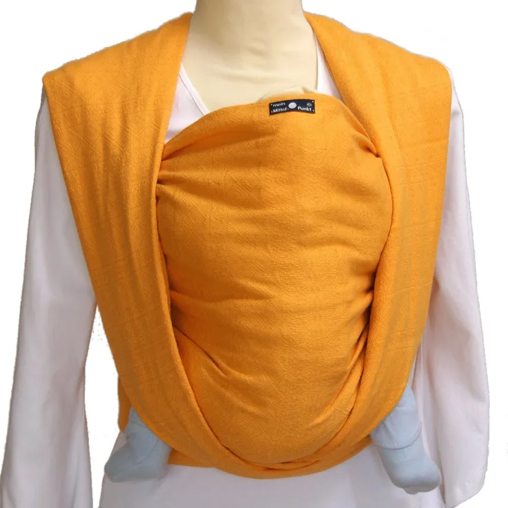Didymos 217005 Babytragetuch, Modell Indio unigelb, Größe 5