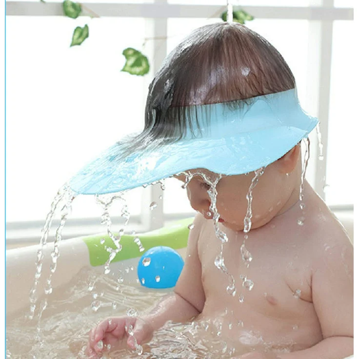 Shampoo Schutz für Kinder, für 0-9 Jahre, Haare waschen ohne Tränen, zum Überstülpen, weiche Silikonhaut, Augenschutz und Ohrenschutz, Haarwaschhilfe – Bild 4