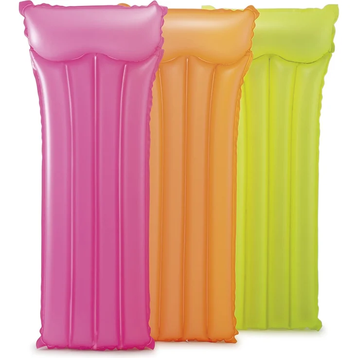 Intex 59717 - Matratze, 183 x 76 cm, gelb/orange/rosa - 1x Luftmatratze, zufällige Farbauswahl – Bild 1