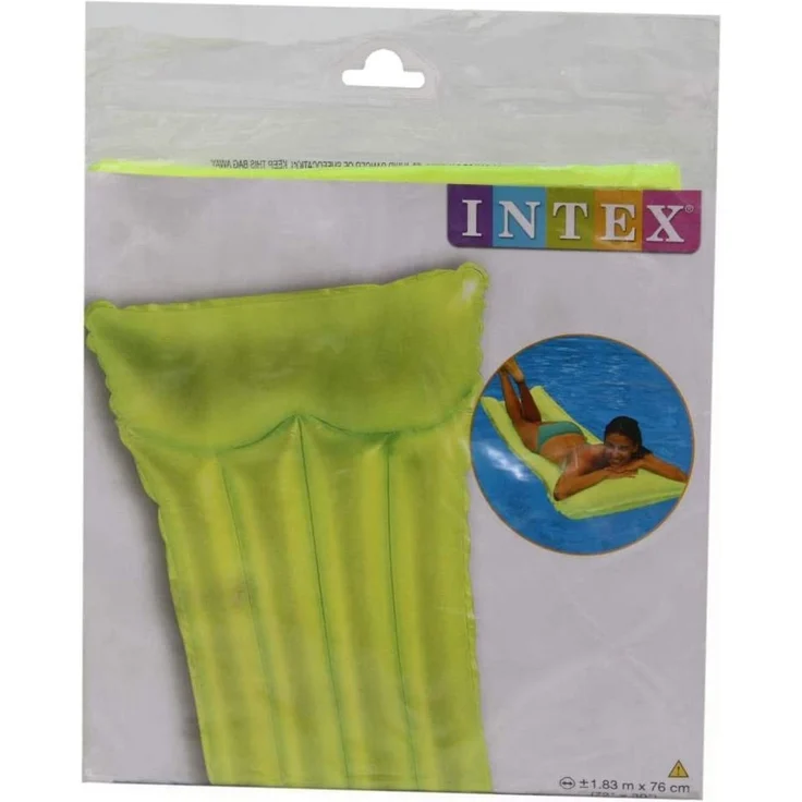 Intex 59717 - Matratze, 183 x 76 cm, gelb/orange/rosa - 1x Luftmatratze, zufällige Farbauswahl – Bild 8