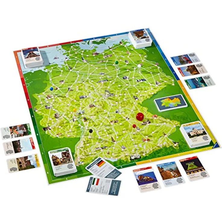 Ravensburger Deutschlandreise - Brettspiel, Lernspiel, Gesellschaftsspiel