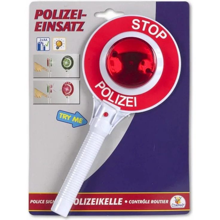 Speed Zone Polizeikelle m. 2 LED-Lichter,190x250