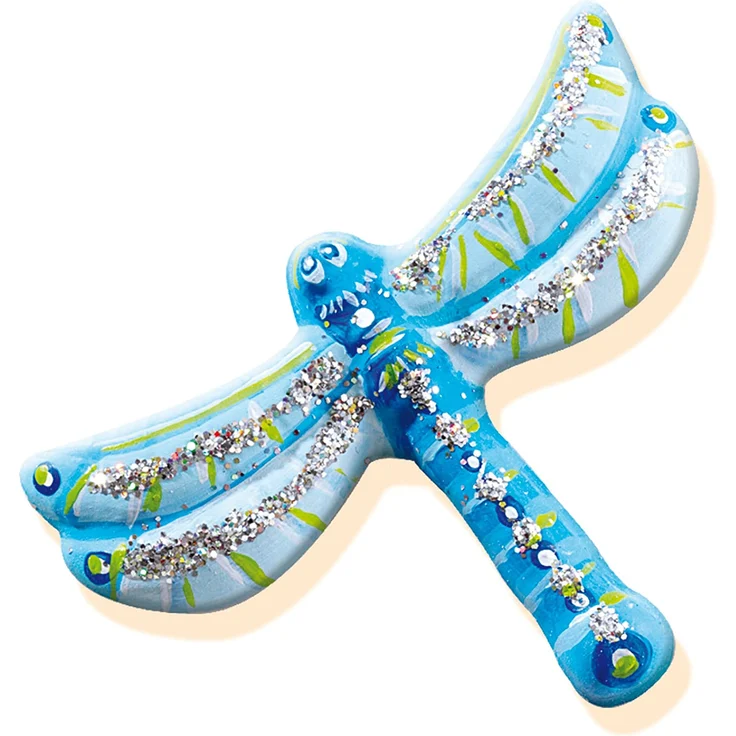 gipsabdruck und Malerei Schmetterlinge Junior 4-teilig – Bild 2