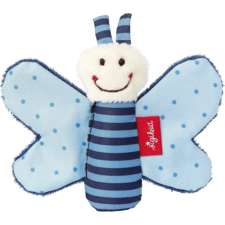 sigikid - Red Stars - Rassel Schmetterling blau – Bild 1