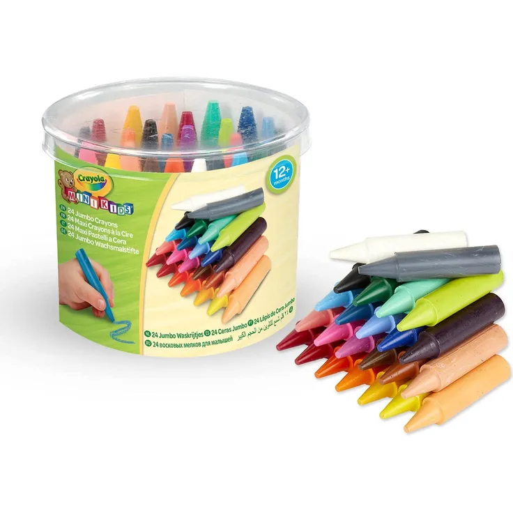 Crayola 02 0784 24 Jumbo Wachsmalstifte