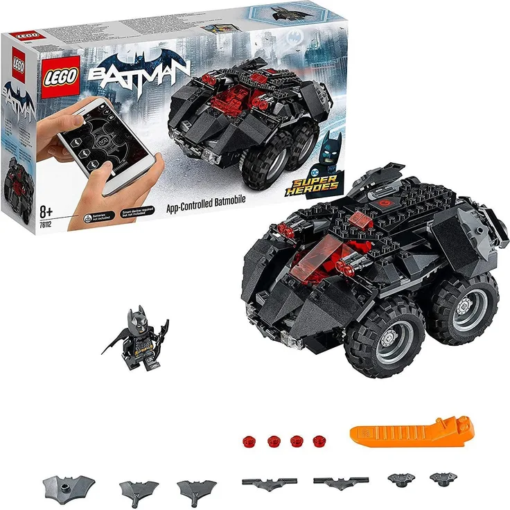 LEGO DC Super Heroes App-Gesteuertes Batmobile (76112) Batman Spielzeug