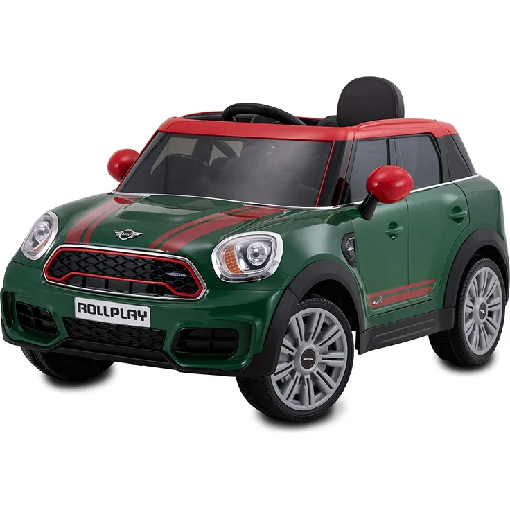 Kinder-Elektrofahrzeug - Mini Cooper Countryman- dunkelgrün – Bild 3