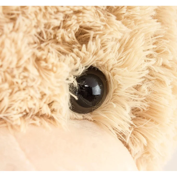 Teddybär mit Schleife 100 cm groß Stofftier Plüschtier Kuscheltier Hellbraun – Bild 5