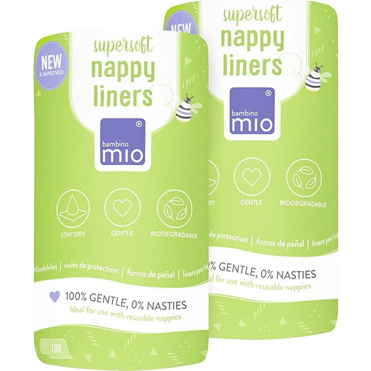 Bambino Mio, Supersoft Windelvlies, 2er Packung