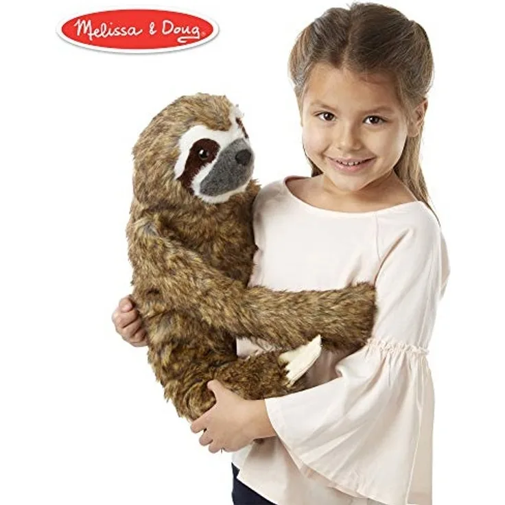 Melissa & Doug Faultier - Naturgetreues Plüschtier mit lebensechtem Gesichtsausdruck