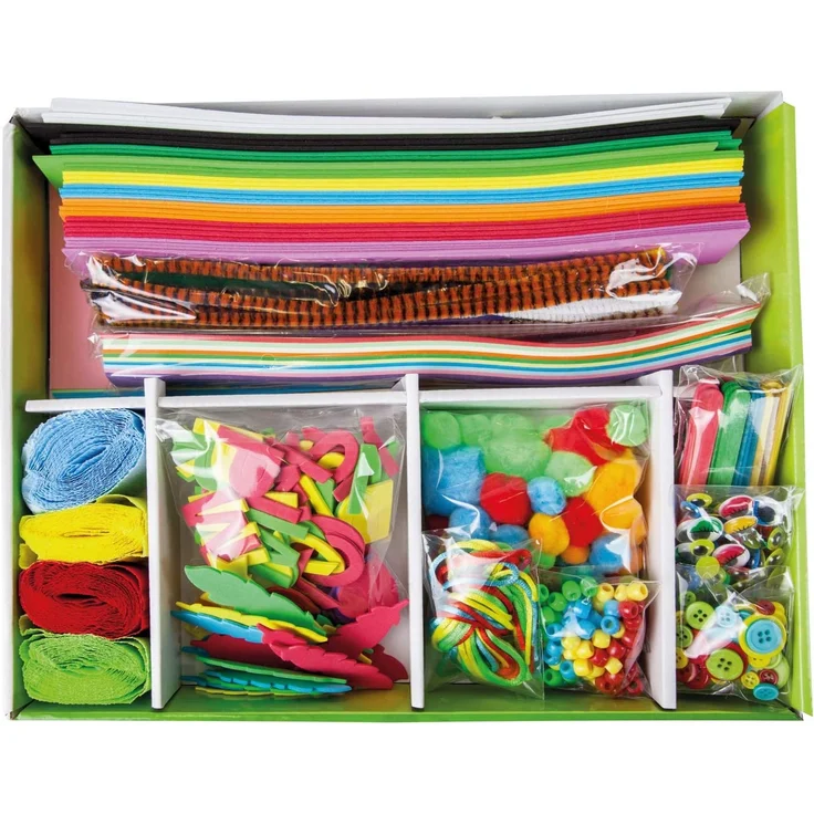bastelkoffer Jumbo junior Papier/Filz 800-teilig – Bild 3