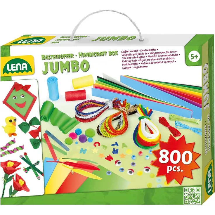 bastelkoffer Jumbo junior Papier/Filz 800-teilig