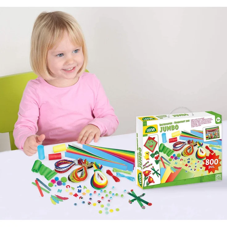 bastelkoffer Jumbo junior Papier/Filz 800-teilig – Bild 4