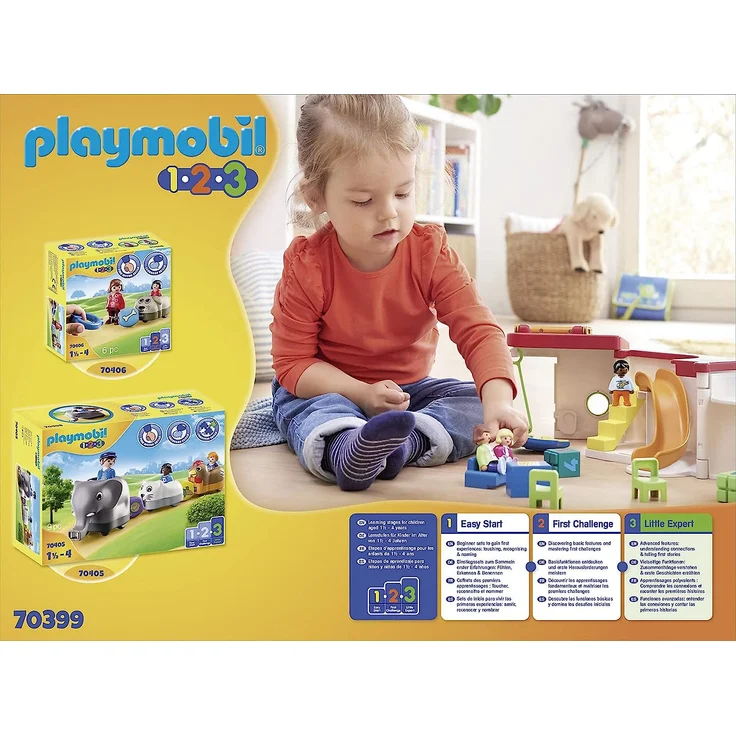 PLAYMOBIL 1.2.3 70399 Mein Mitnehm-Kindergarten, Ab 1,5 bis 4 Jahre - Preisvergleich – Bild 6