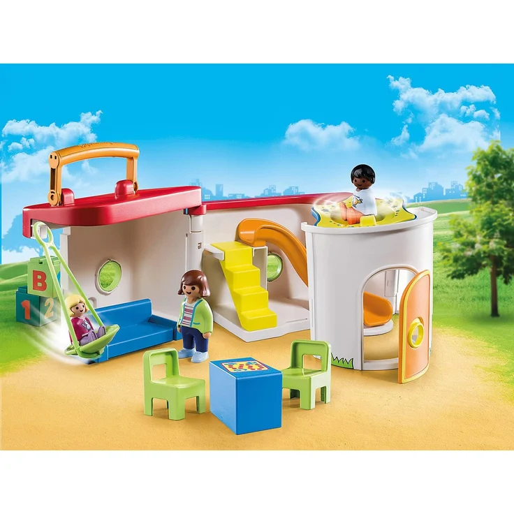 PLAYMOBIL 1.2.3 70399 Mein Mitnehm-Kindergarten, Ab 1,5 bis 4 Jahre - Preisvergleich – Bild 2