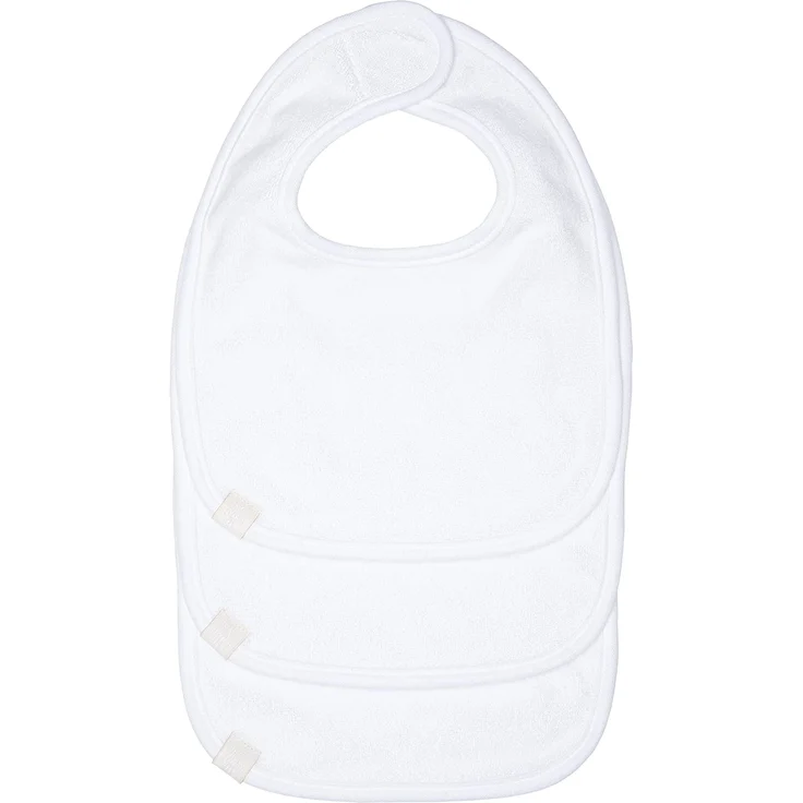 LÄSSIG Baby Lätzchen Set (3 Stk.) Neugeborene Sabberlätzchen Klettverschluss/Newborn Bib Set – Bild 2