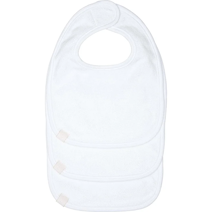LÄSSIG Baby Lätzchen Set (3 Stk.) Neugeborene Sabberlätzchen Klettverschluss/Newborn Bib Set – Bild 1