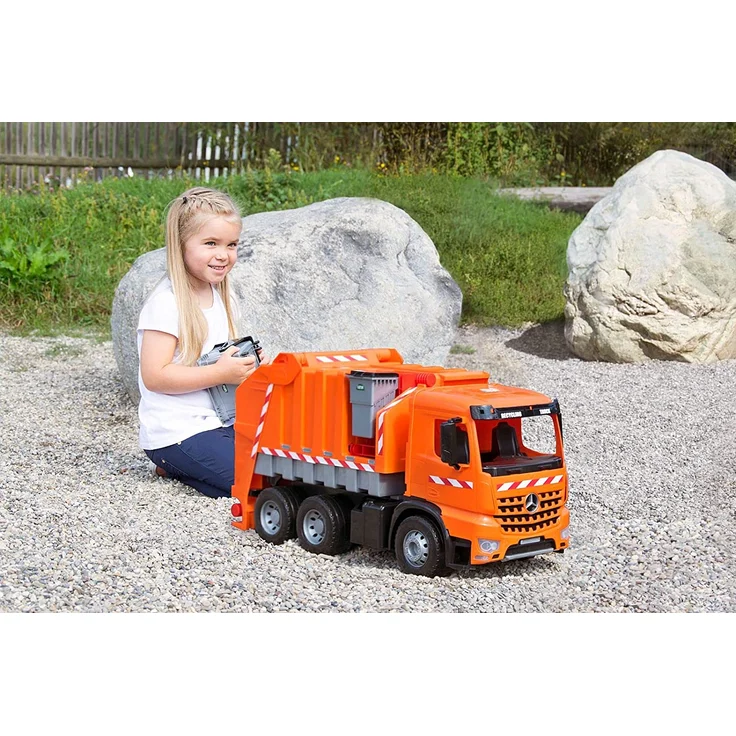 müllwagen Giga Trucks 71 cm orange – Bild 5