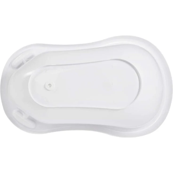 keeeper Babybadewanne mit Stöpsel, Sterne Weiß, Ab 0 bis ca. 12 Monate, 84 cm lang, ergonomisch – Bild 7