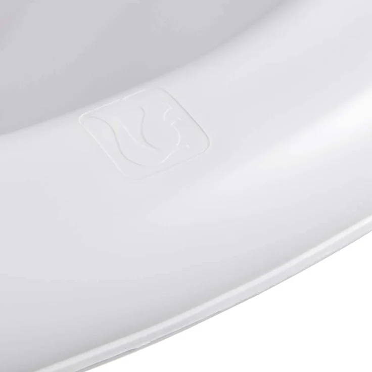 keeeper Babybadewanne mit Stöpsel, Sterne Weiß, Ab 0 bis ca. 12 Monate, 84 cm lang, ergonomisch – Bild 4