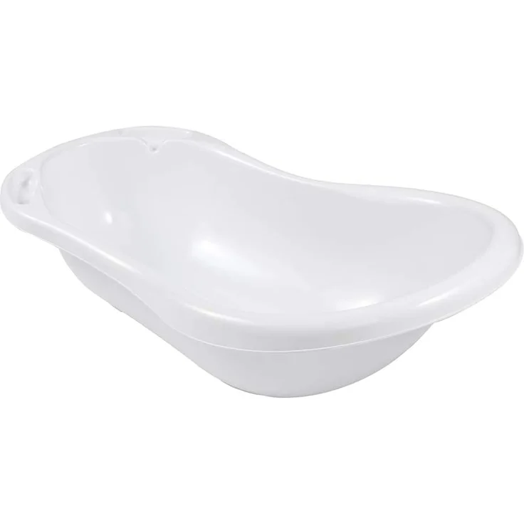 keeeper Babybadewanne mit Stöpsel, Sterne Weiß, Ab 0 bis ca. 12 Monate, 84 cm lang, ergonomisch – Bild 2